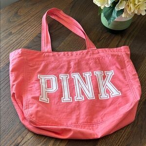 PINK Victoria's Secret Bright Pink Tote Bag
